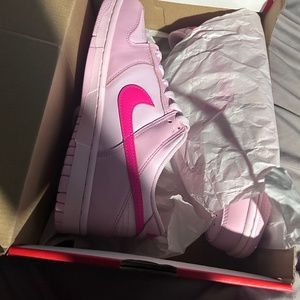 Triple Pink Dunks